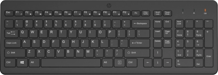 bezdrôtová klávesnica HP 220