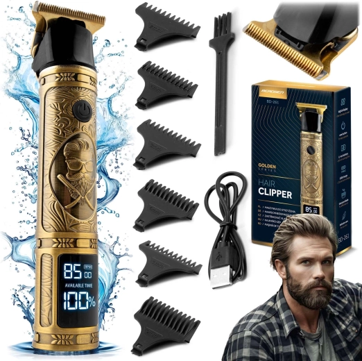 Zlatý zastrihávač vlasov a brady BERDSEN Barber Master