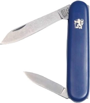 Vreckový zatvárací nôž z nehrdzavejúcej ocele s plastovou rukoväťou