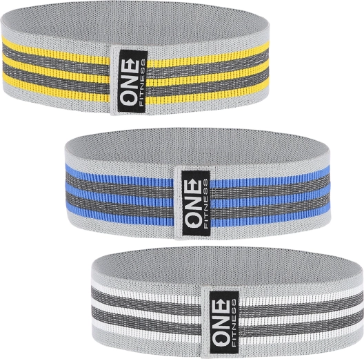 Sada odporových gúm na boky ONE Fitness 3v1