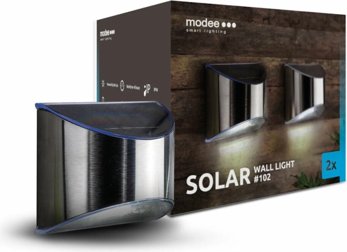 Modee Smart Lighting solárne nástenné lampy 2 ks