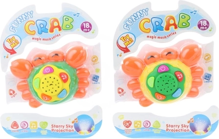 Zvukový krab na batérie pre najmenších