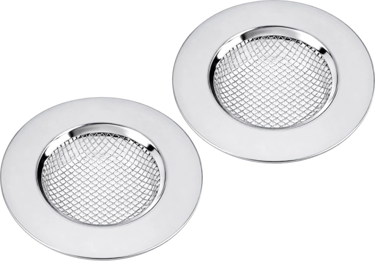 Orion nerezové sitká do odpadu 3,8 a 7,5 cm – 2 ks