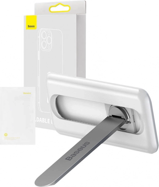 Biely skladací držiak na telefón Baseus