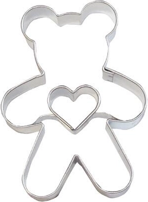 Vykrajovátko na pečivo medvedík so srdiečkom