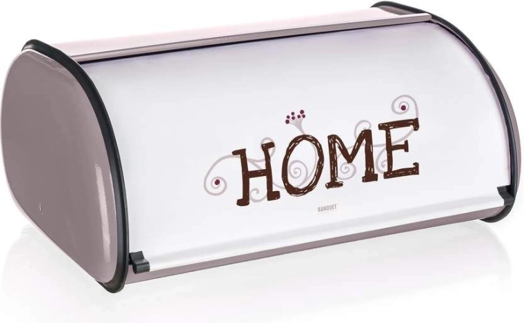 Chlebník HOME z ocele 43,5 × 27,5 × 18,5 cm