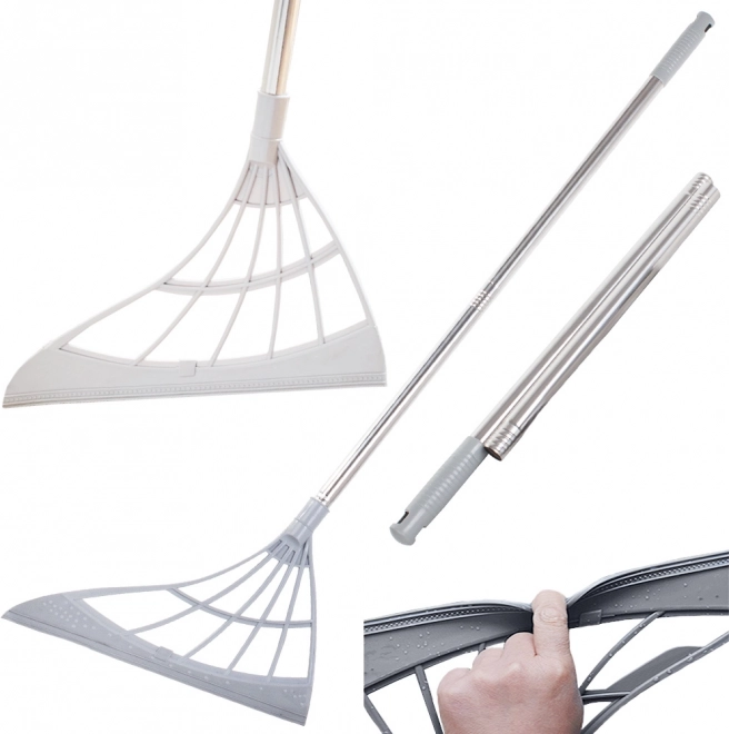 Silikónová kefa na vodu so stierkou