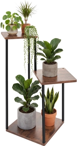 Gardlov stojan na kvety loft 78 cm, 3 police