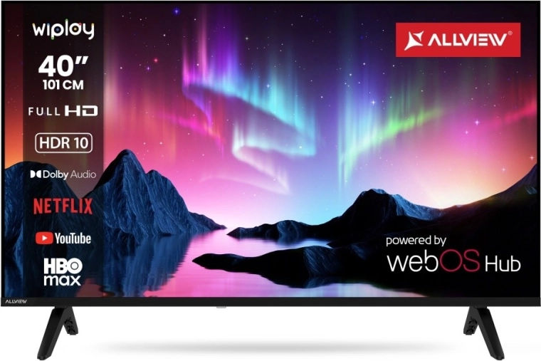 Allview 40" LED inteligentný televízor webOS