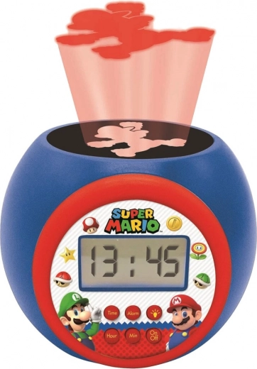 Detský budík Super Mario s projektorom