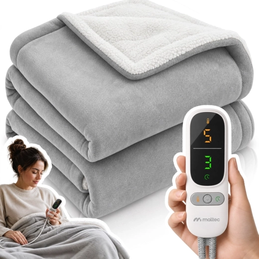 Elektrická vyhrievaná deka CozyHeat 160 W, sivá