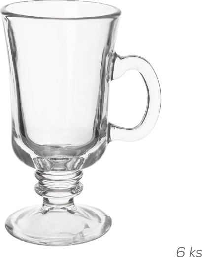 Sklenený hrnček Bill 240 ml (6 ks)