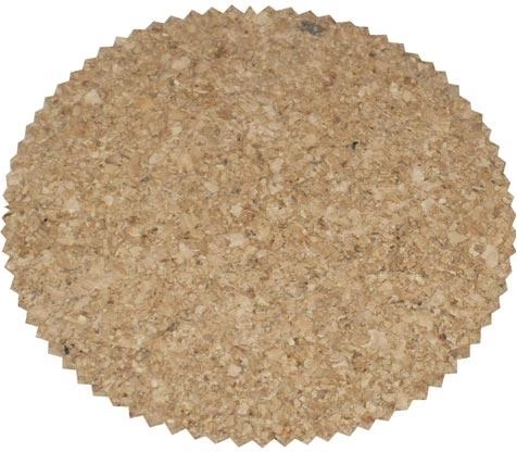 Korkové okrúhle prestieranie so zúbkovaným okrajom 10 cm, sada 6 ks
