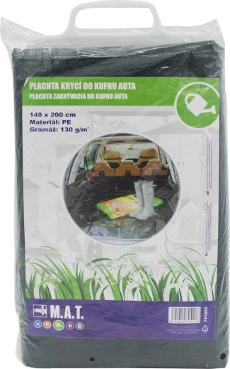 Krycia plachta do kufra auta 140 × 200 cm, PE 130 g/m²