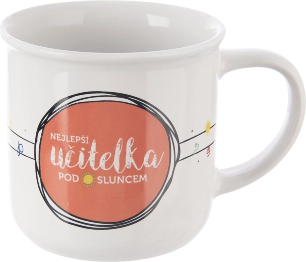 Hrnček „Najlepšia učiteľka“ 0,34 l porcelán