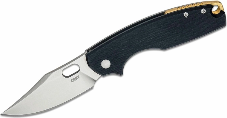 CRKT Pilar IV Black vreckový nôž 7,9 cm, čierny, G10