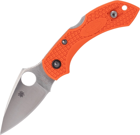 Vreckový nôž Spyderco Dragonfly 2 Lightweight oranžový, VG-10, 5,7 cm