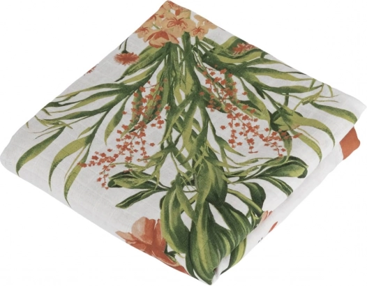 Tommy Lise Bambusová mušelínová prikrývka Scarlet Dreams 106x106 cm