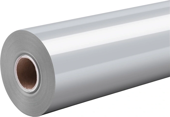 HTVRONT Pure termotransferová fólia strieborná 30,5 cm × 1,8 m
