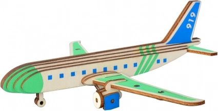 Drevené 3D puzzle Dopravné lietadlo