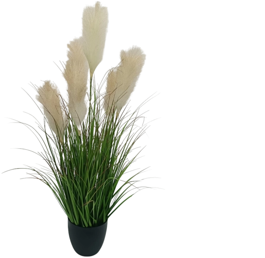 Umelá pampová tráva v kvetináči béžová 105 cm Garden Line