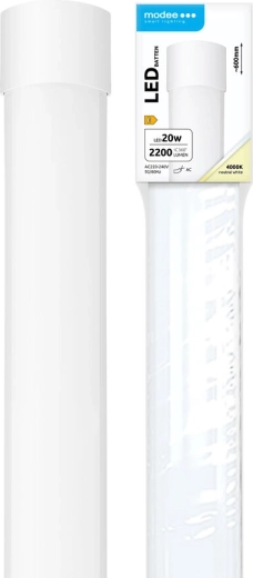 Modee Batten LED svietidlo 20 W, 600 mm, 2200 lm, neutrálná biela, IP20