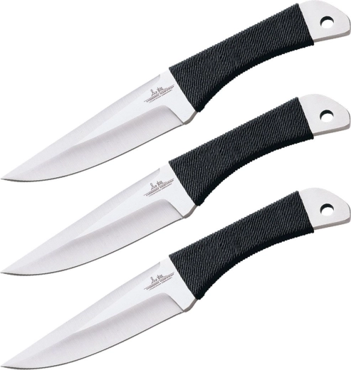 Hibben Cord Grip Thrower – sada troch vrhacích nožov, veľké