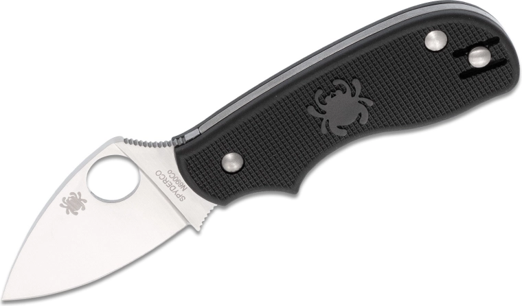 Spyderco Squeak Lightweight vreckový zatvárací nôž 5,1 cm čierny FRN