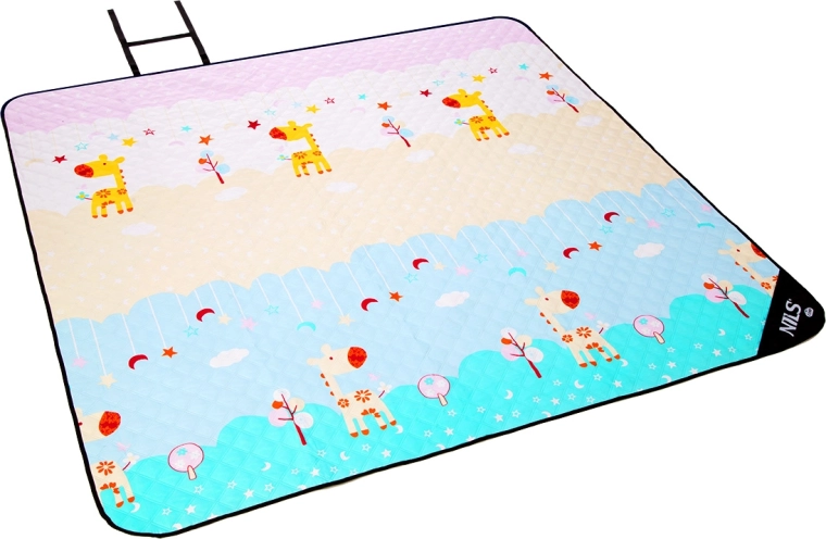 Pikniková deka NILS Camp žirafa 200 × 195 cm