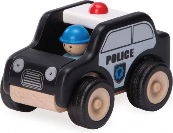 Drevené policajné autíčko WORDERWORLD mini