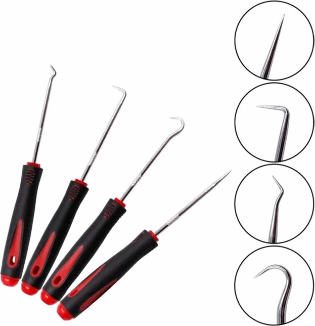 AG950 Sada háčikov s rukoväťou - 4 kusy