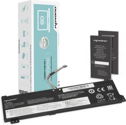 Movano batéria pre notebook Lenovo V130-15IGM / V330-15IKB / V530-14IKB / V530-15IKB (L17L2PB3) 4750 mAh 37 Wh