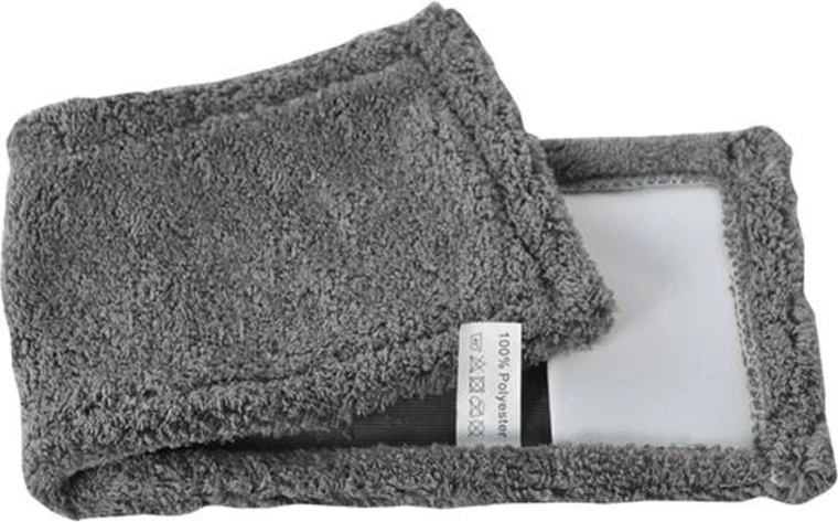 Náhradná hlavica k plochému mopu TORO, sivá, mikrovlákno 42,5 × 13,5 cm