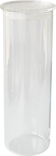 Sklenená dóza s plastovým vekom 96 × 290 mm