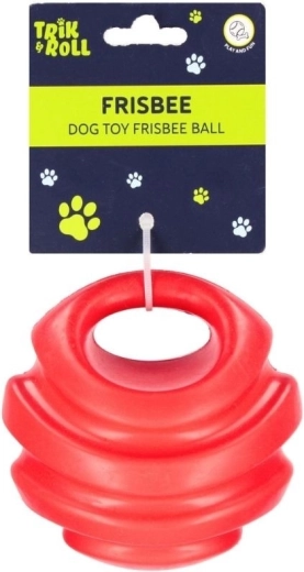 Červené frisbee pre psa