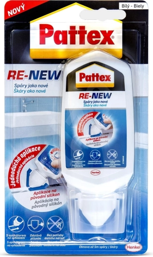 Opravný silikón biely 80 ml PATTEX RE-NEW