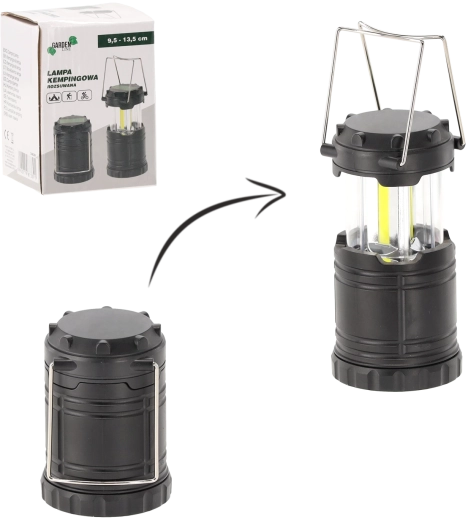 Rozkladacia kempingová lampa 9,5–13,5 cm