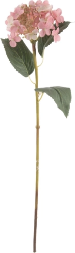 Umelá kvetina hortenzia ružová 64 cm
