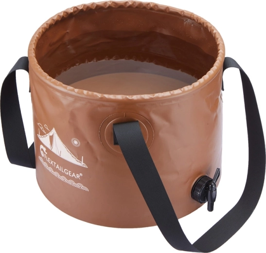 Skladací vedro Flextail Flex Bucket 20 l hnedé