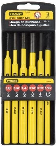 Sada vyrážačov STANLEY 6 ks