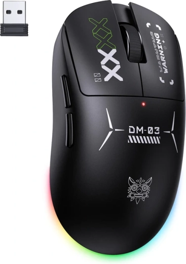 Herná bezdrôtová myš Onikuma DM03 RGB čierna