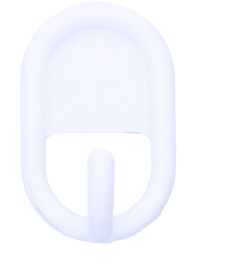 Samolepiaci plastový háčik s nosnosťou 1 kg