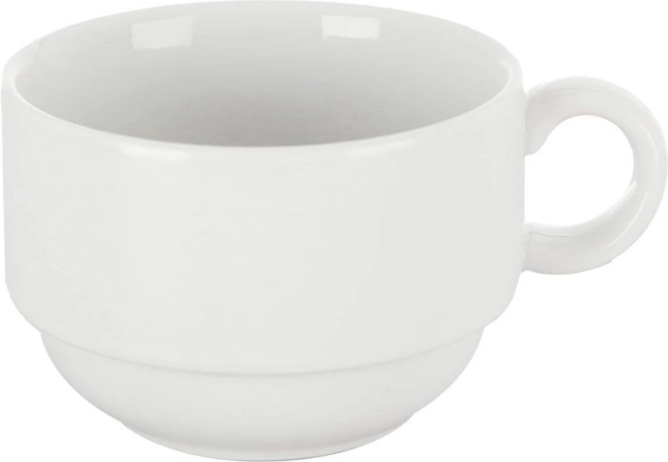 Porcelánový biely hrnček MONA 180 ml