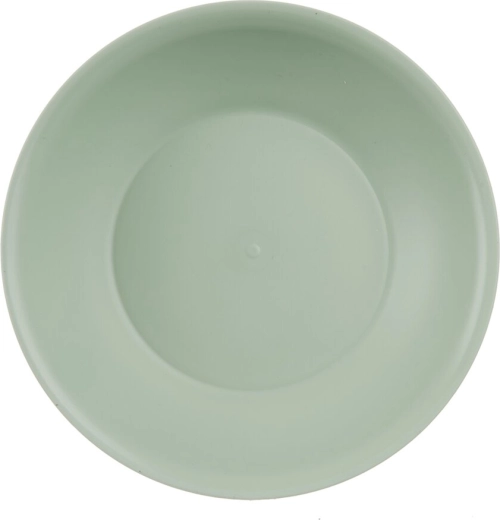 Hlboký plastový tanier Sandy zelený 18,5 cm
