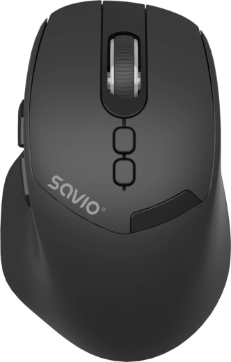 SAVIO MB-06 bezdrôtová ergonomická myš 2.4 GHz a Bluetooth 5.4
