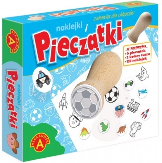 Pečiatky a nálepky pre chlapcov - Alexander