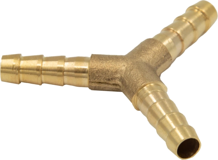 Hadicová rozdvojka Y 6 mm mosadz