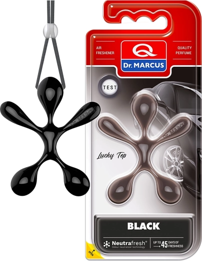 Dr. Marcus Lucky Top Black osviežovač vzduchu do auta