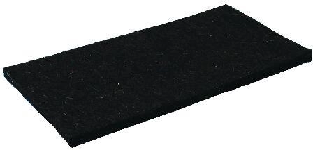 Náhradná čierna plsť 250 × 130 × 10 mm