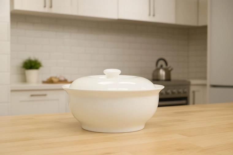 Porcelánová misa s vekom 1,5 l